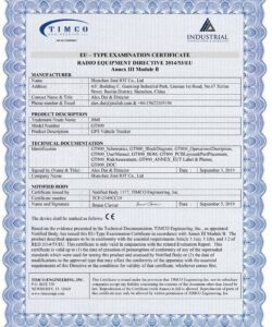 Microsoft Word - 2349CC19EU-Type Examination Certificate.docx