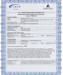 Microsoft Word - 2379CC19EU-Type Examination Certificate.docx